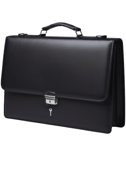 Mallette professionnelle en simili cuir