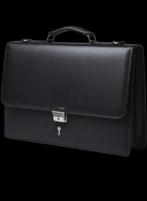 Mallette professionnelle en simili cuir